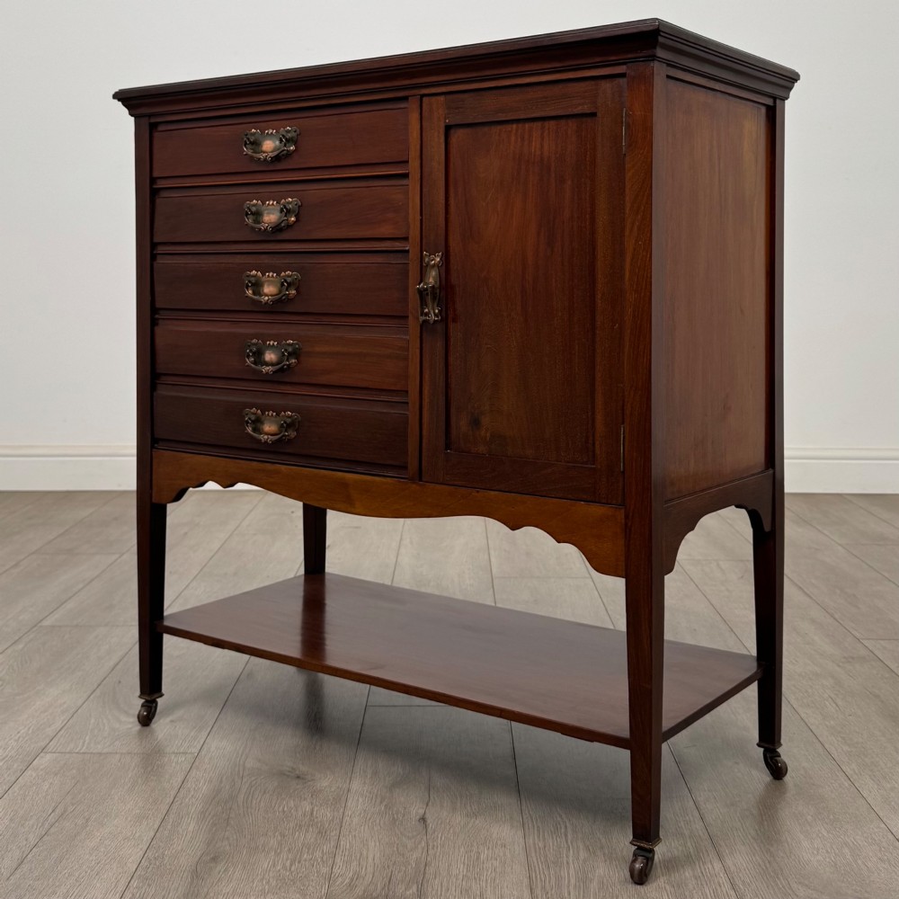 Antique 20th Century Edwardian Cabinet In Mahogany View III