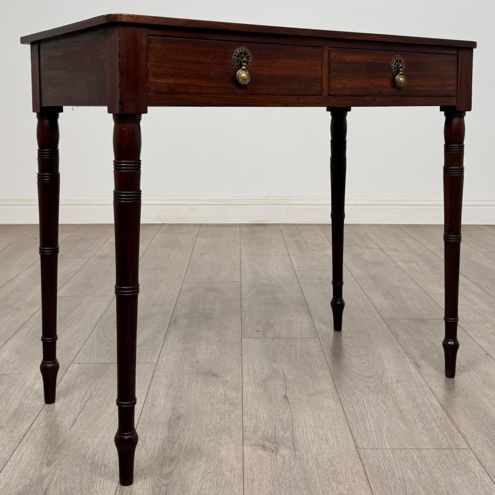Antique 18th Century Georgian Writing Table In Mahogany View VIII