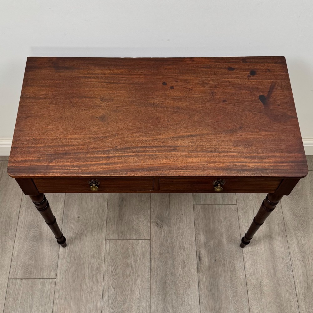 Antique 18th Century Georgian Writing Table In Mahogany View IX