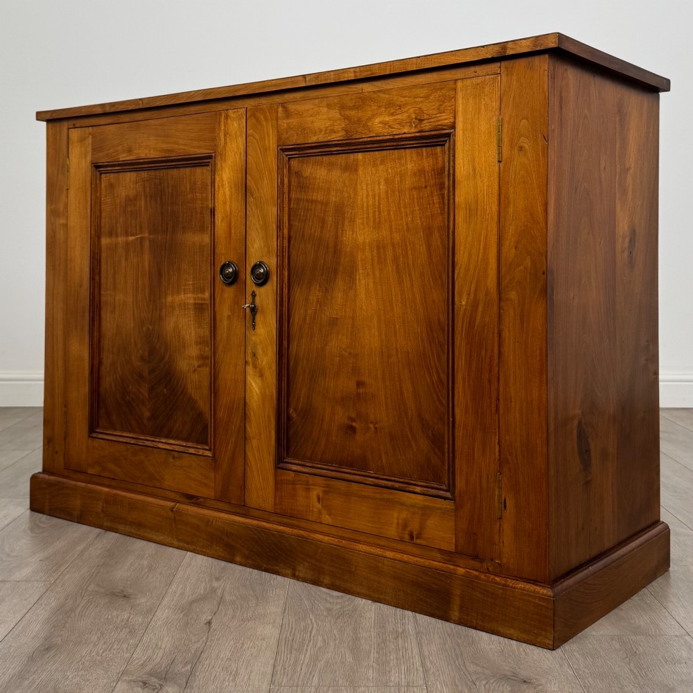 Antique 20th Century Edwardian Cupboard In Walnut View III