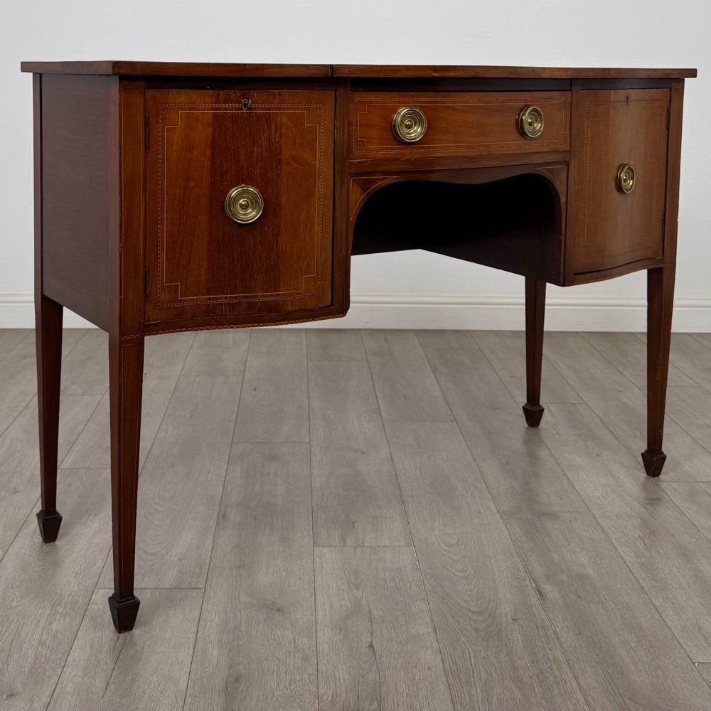Antique 20th Century Edwardian Sideboard In Mahogany View IX