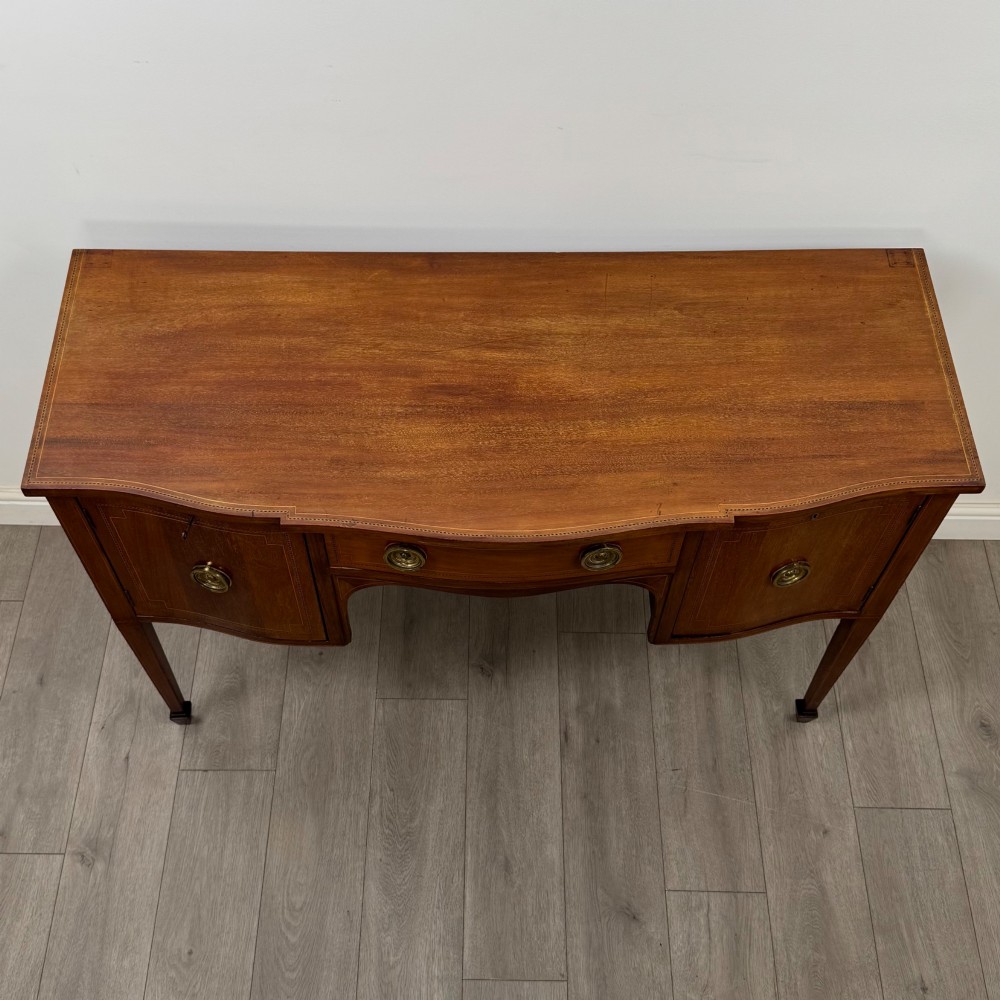 Antique 20th Century Edwardian Sideboard In Mahogany View X