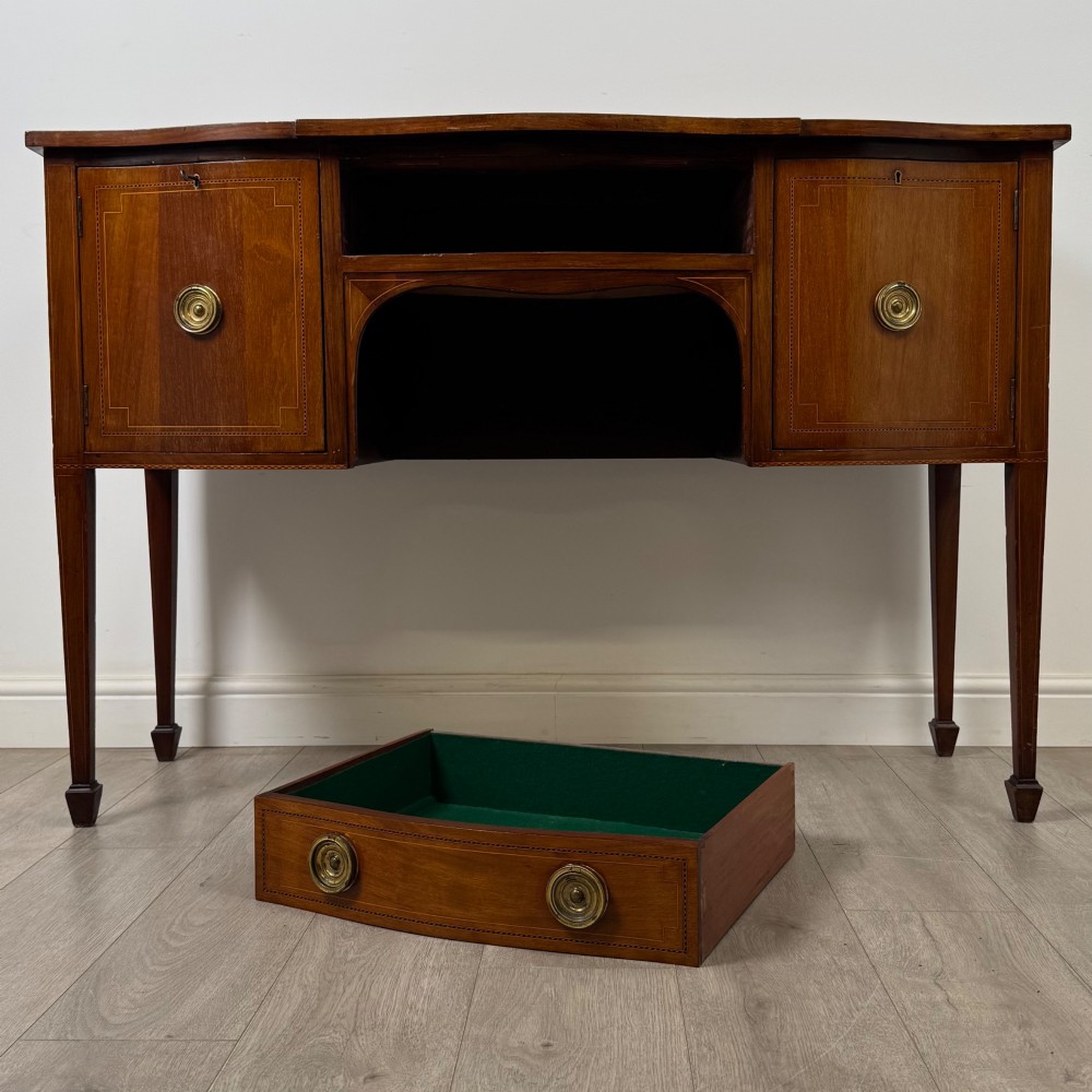 Antique 20th Century Edwardian Sideboard In Mahogany View XI