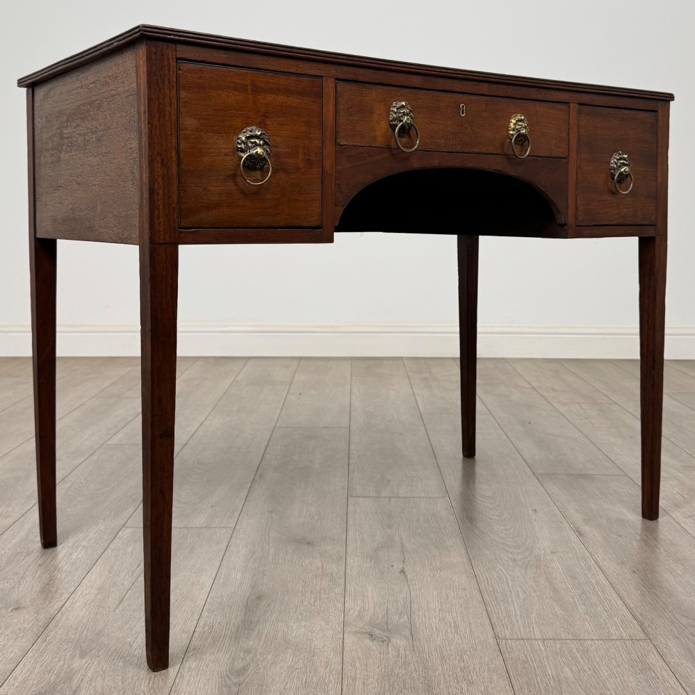 Antique 18th Century Georgian Writing Table In Mahogany View VIII