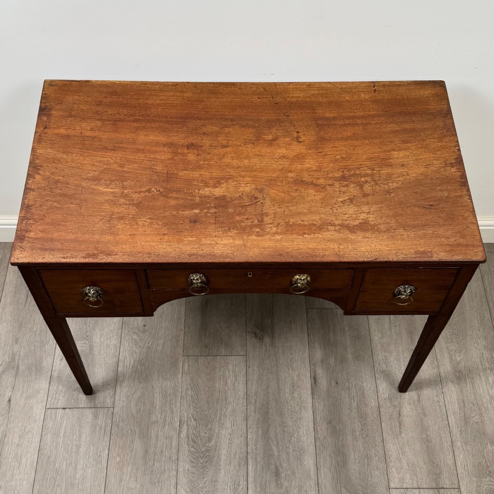 Antique 18th Century Georgian Writing Table In Mahogany View IX