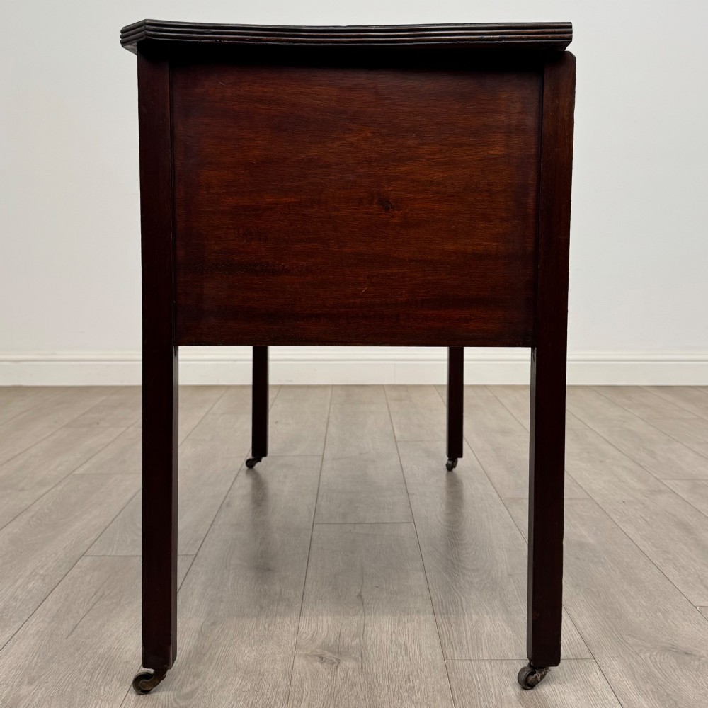 Antique 19th Century Georgian Style Writing Table In Mahogany View III