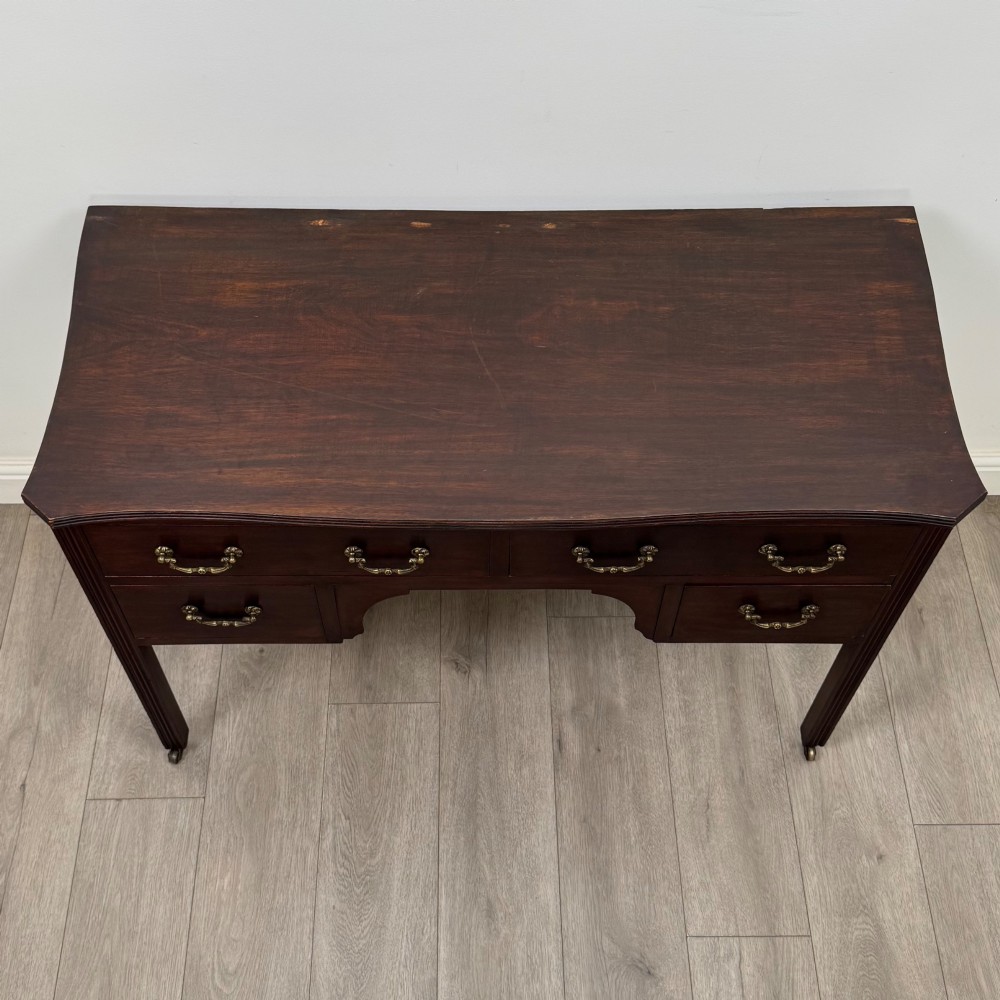Antique 19th Century Georgian Style Writing Table In Mahogany View IX