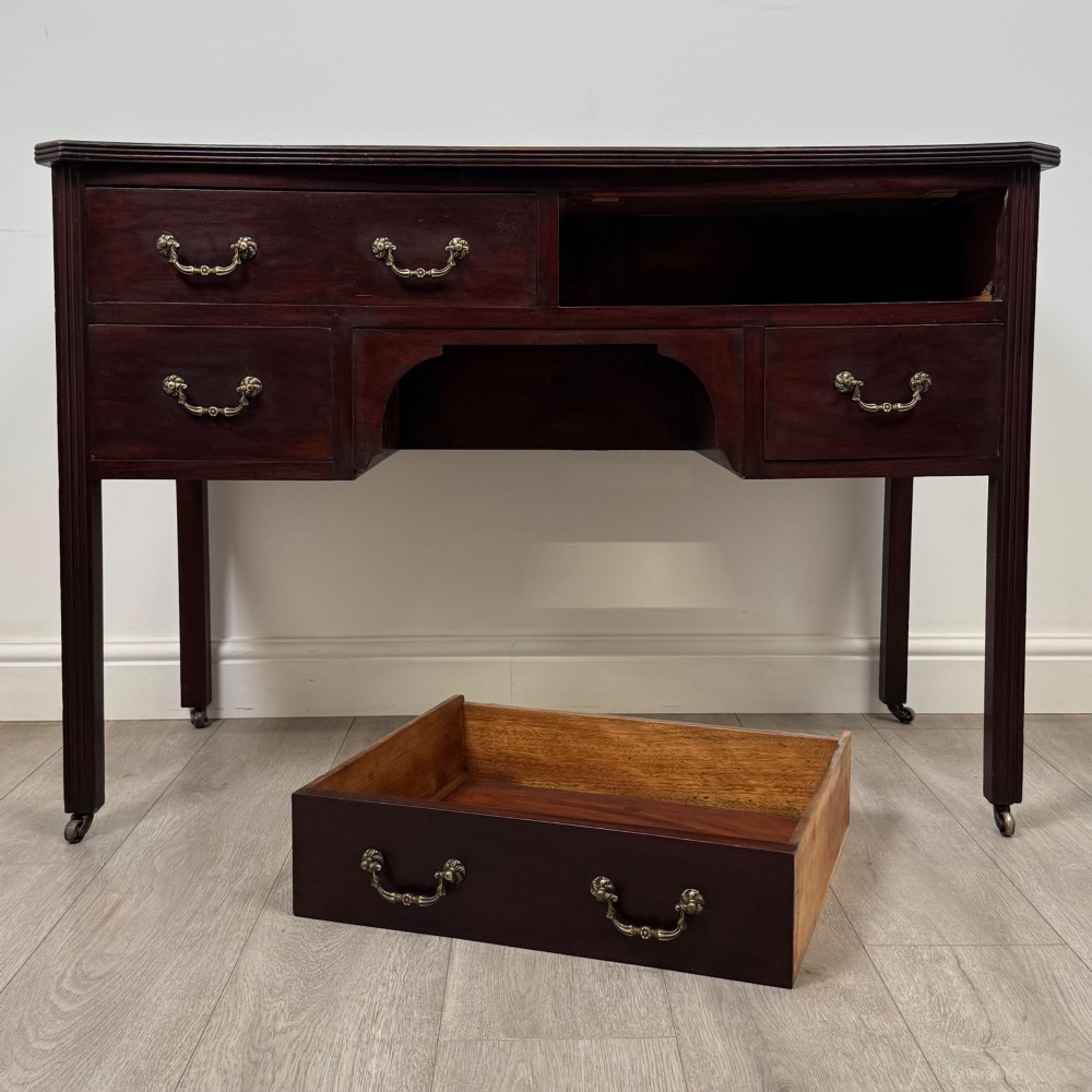 Antique 19th Century Georgian Style Writing Table In Mahogany View X