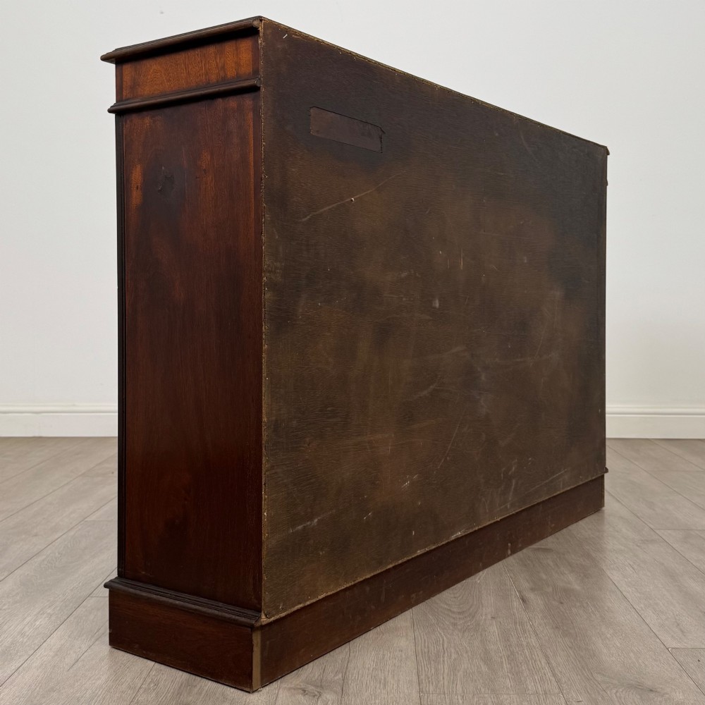 Antique 20th Century Edwardian Open Bookcase In Mahogany View V