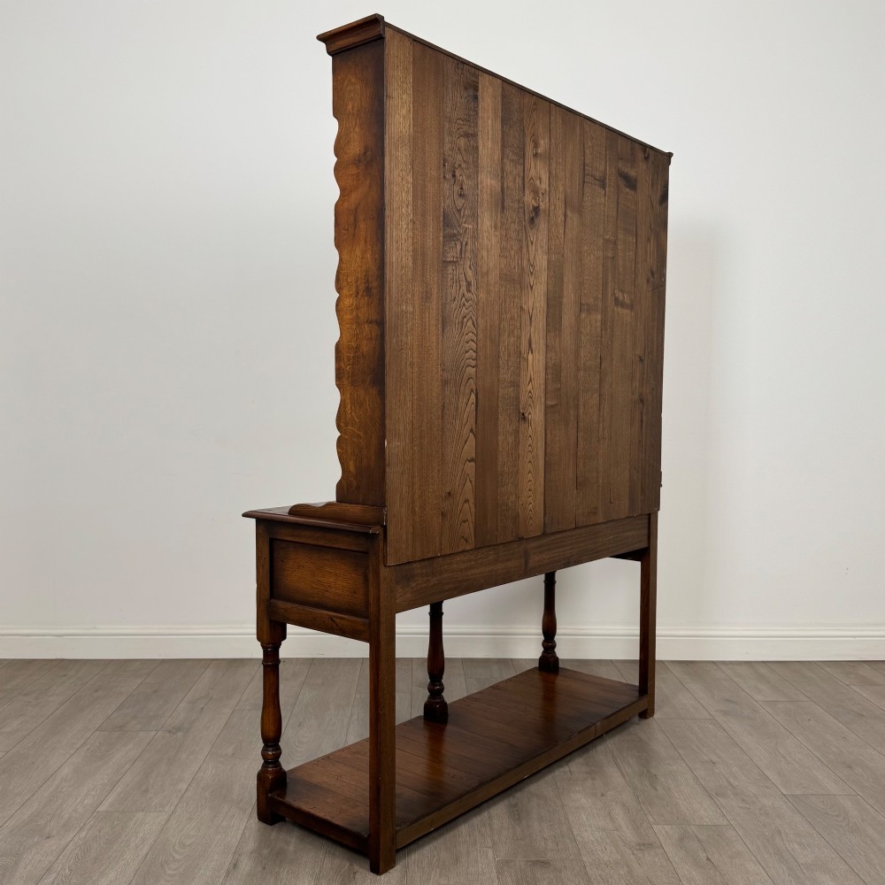 Antique 20th Century Fine Quality Welsh Dresser In Oak View IV