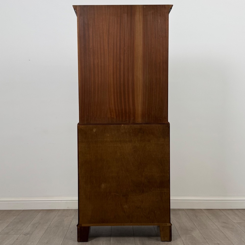 Antique 20th Century Bureau Bookcase In Mahogany View VII