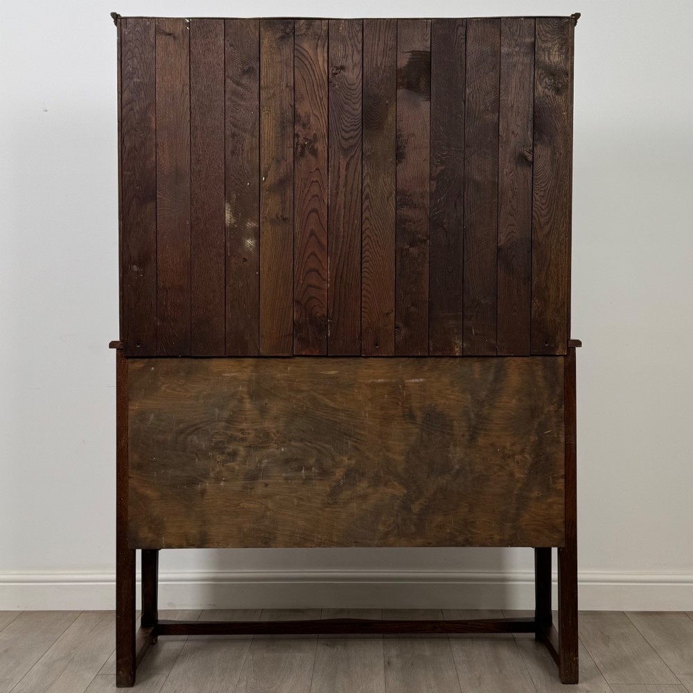 Antique 20th Century Good Quality Welsh Dresser In Oak View VI