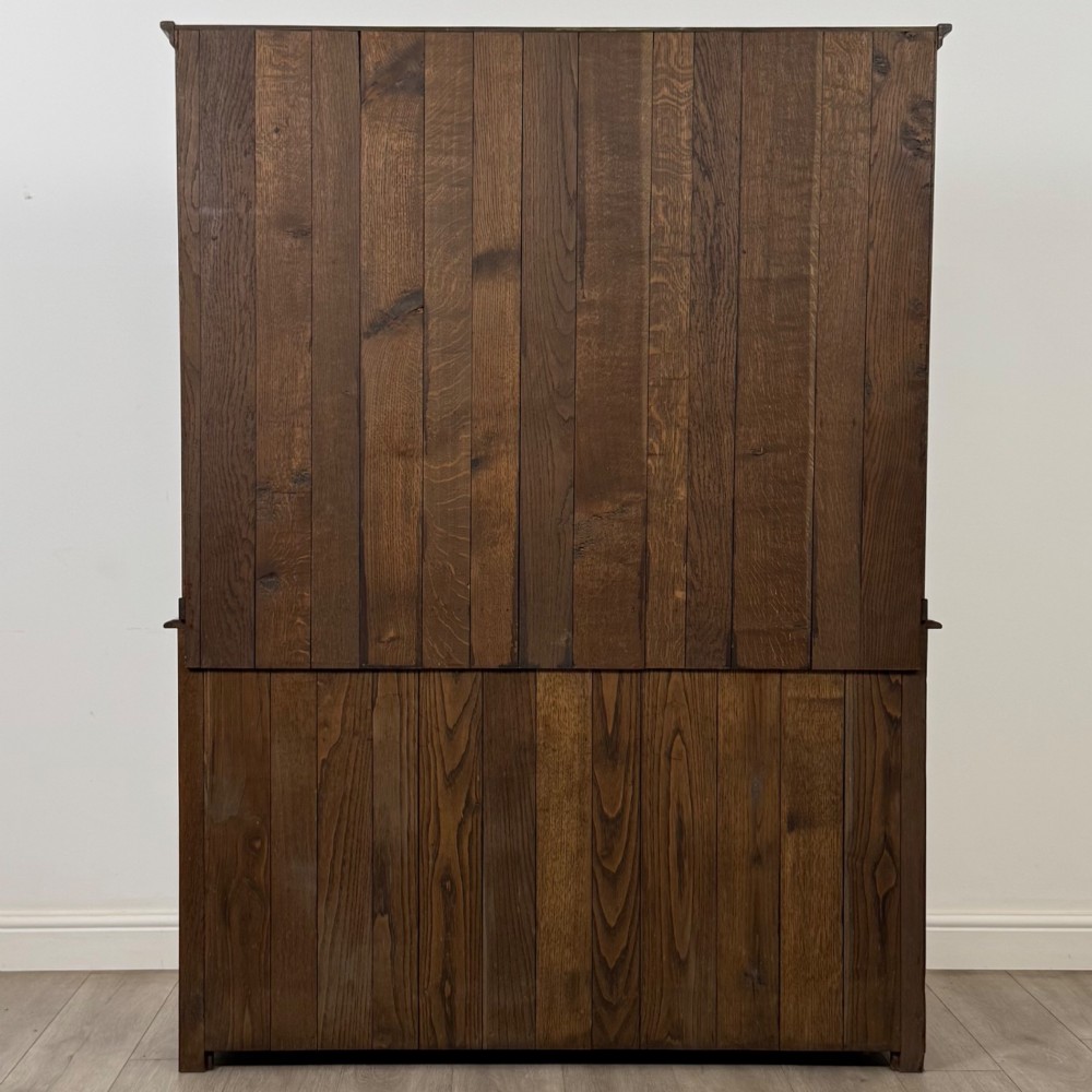 Antique 20th Century Farmhouse Welsh Dresser In Oak View VI