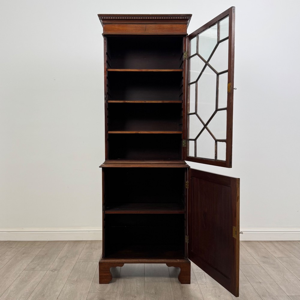 Antique 18th Century Narrow Georgian Display Cabinet View III