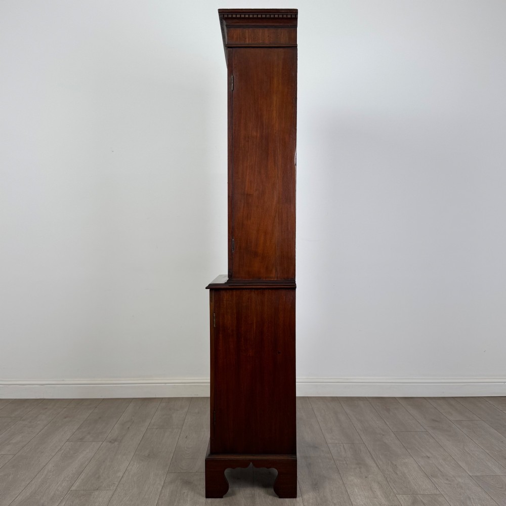 Antique 18th Century Narrow Georgian Display Cabinet View V