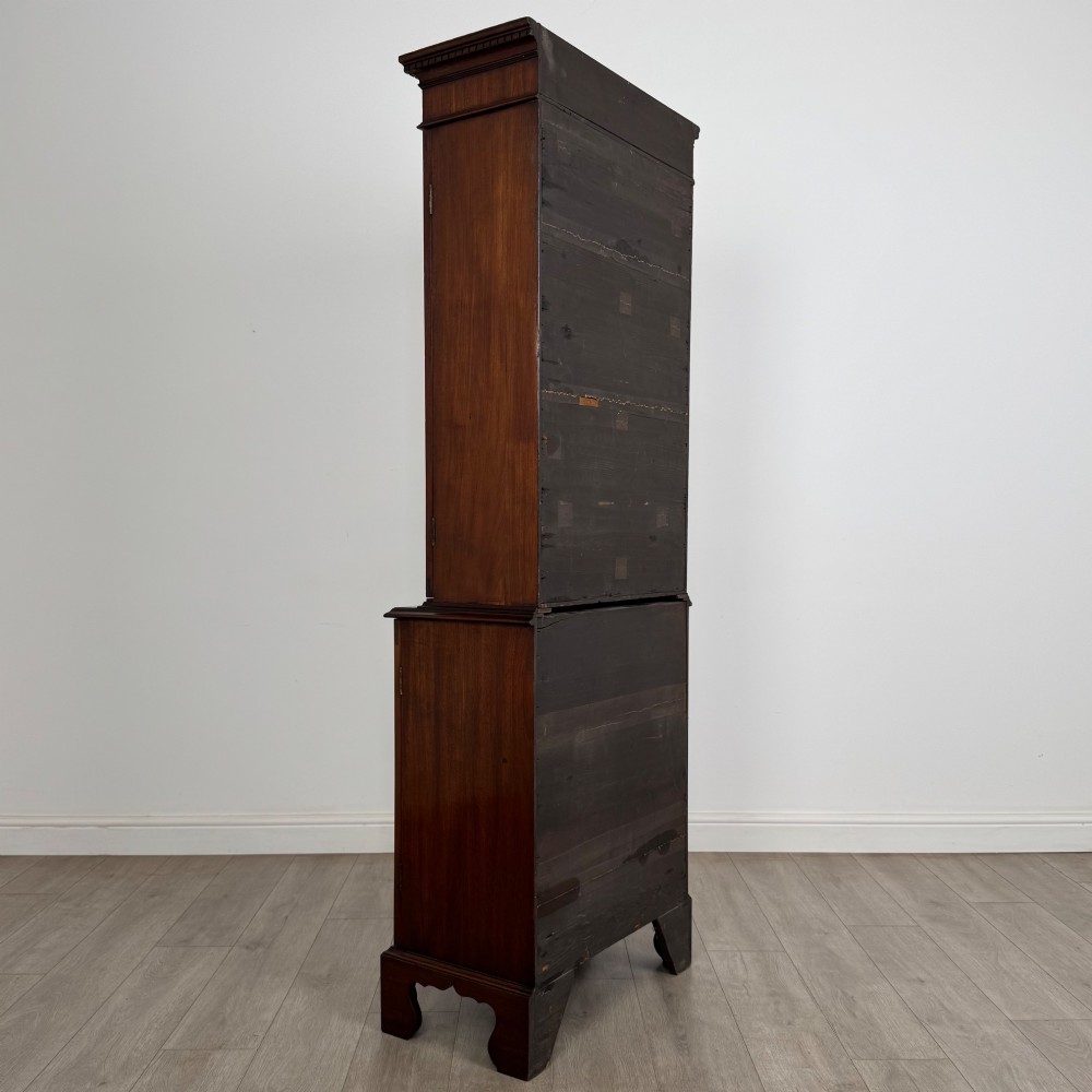 Antique 18th Century Narrow Georgian Display Cabinet View VI
