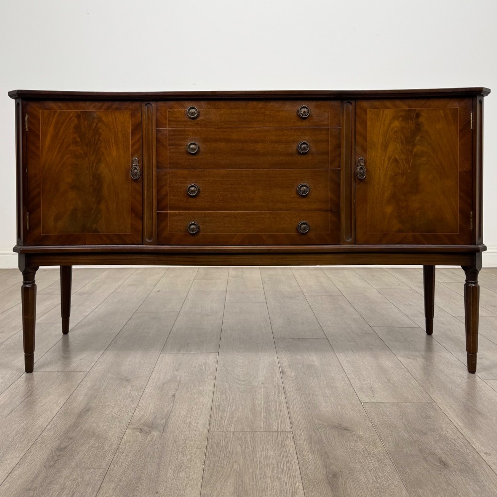 Antique 20th Century Good Quality Sideboard In Mahogany