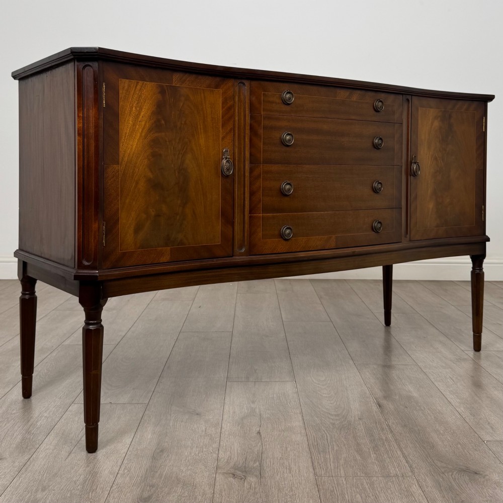 Antique 20th Century Good Quality Sideboard In Mahogany View IX