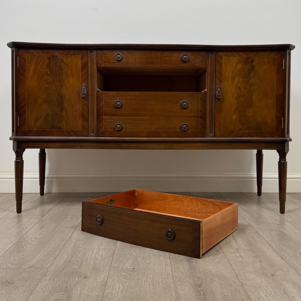 Antique 20th Century Good Quality Sideboard In Mahogany View XI