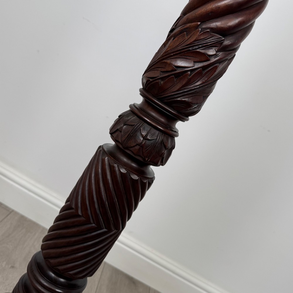 Antique 19th Century Pair Of Victorian Torchere Plant Stands View VII