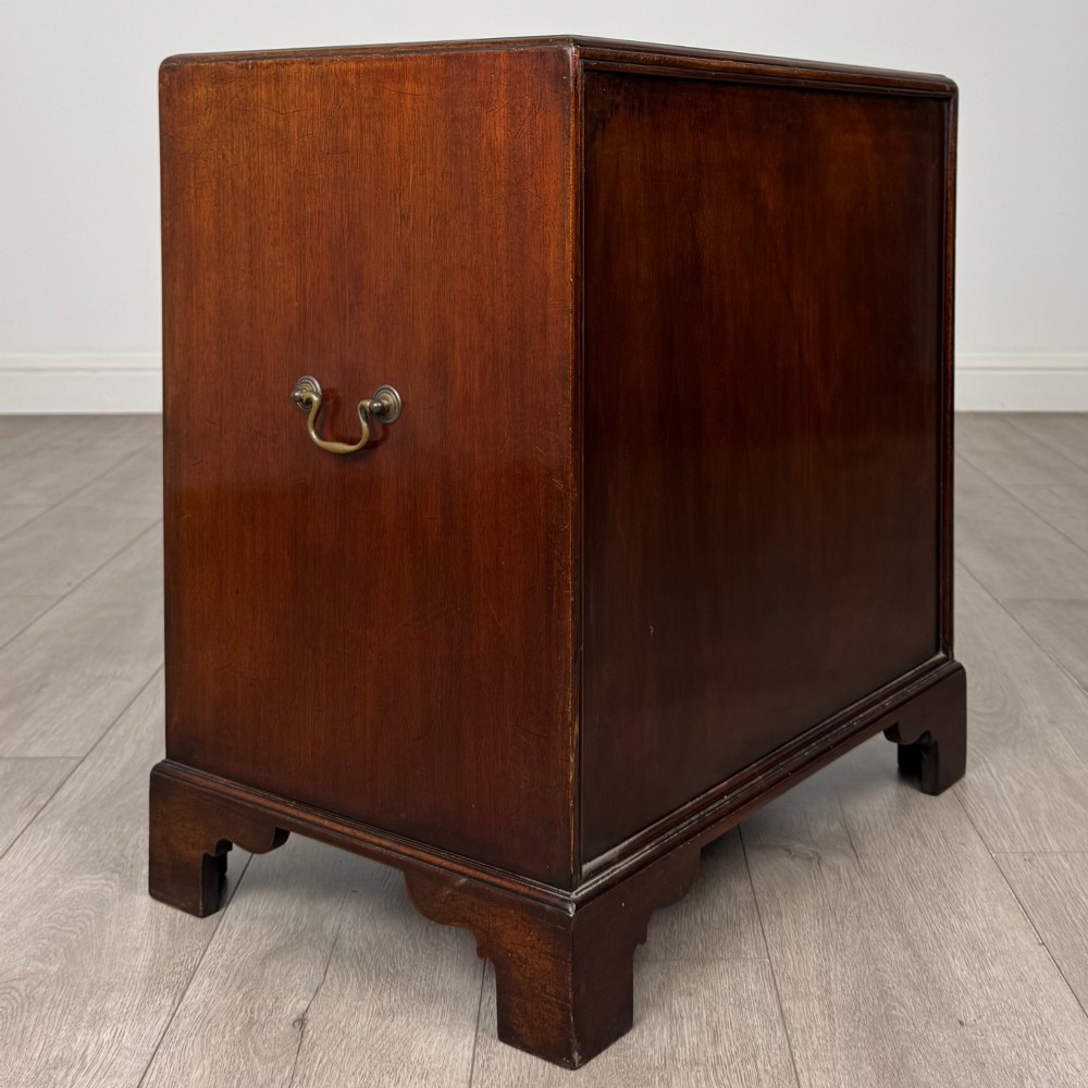 Antique 20th Century Small Campaign Style Chest Of Drawers View IV