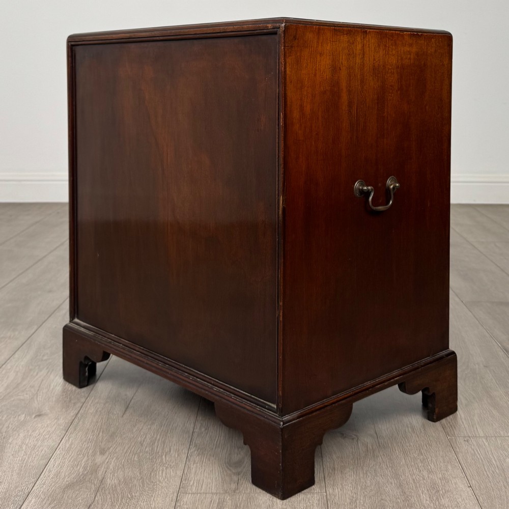 Antique 20th Century Small Campaign Style Chest Of Drawers View VI