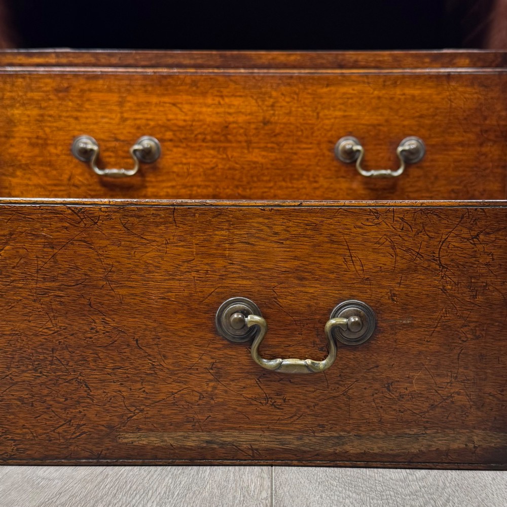 Antique 20th Century Small Campaign Style Chest Of Drawers View XI