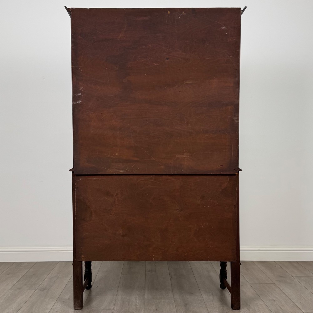 Antique 20th Century Edwardian Welsh Dresser In Oak View VI