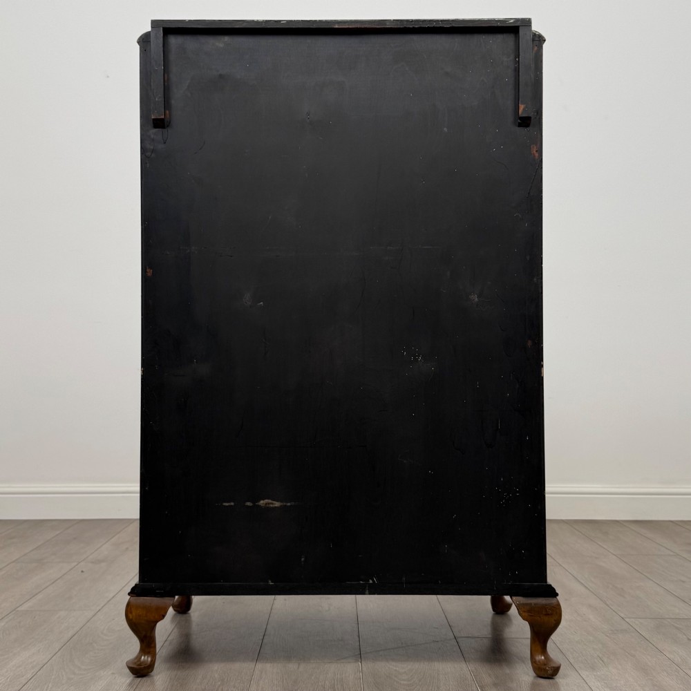 Vintage 20th Century Cupboard In Figured Walnut View VI