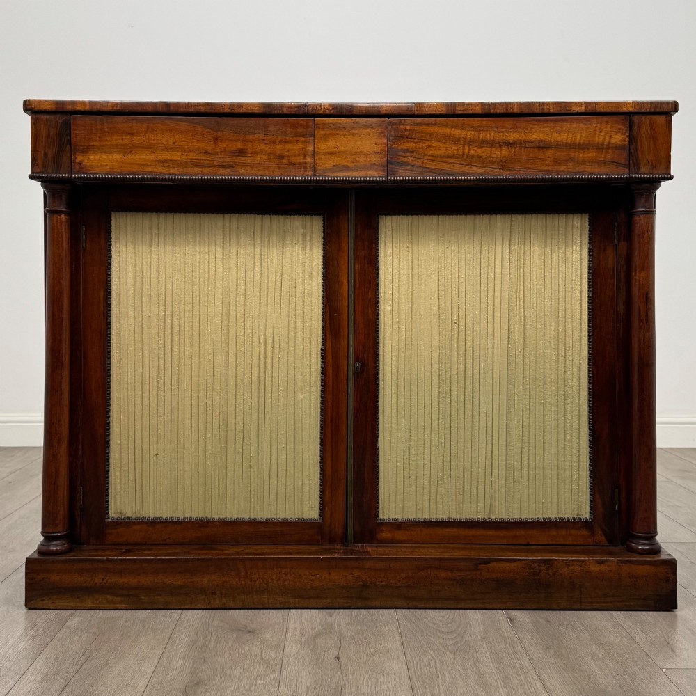 Antique 19th Century Regency Cupboard In Mahogany