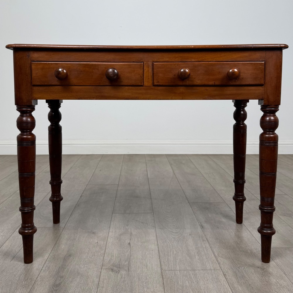 Antique 19th Century Victorian Writing Table In Mahogany
