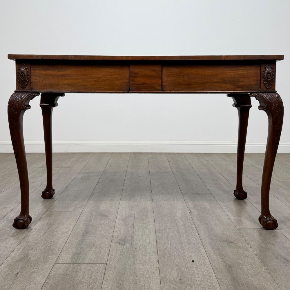 Antique 19th Century Chippendale Style Side Table In Mahogany