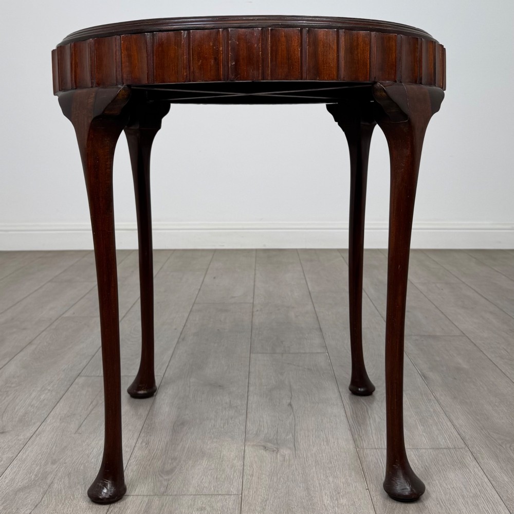 Antique 20th Century Round Edwardian Side Table In Mahogany View V
