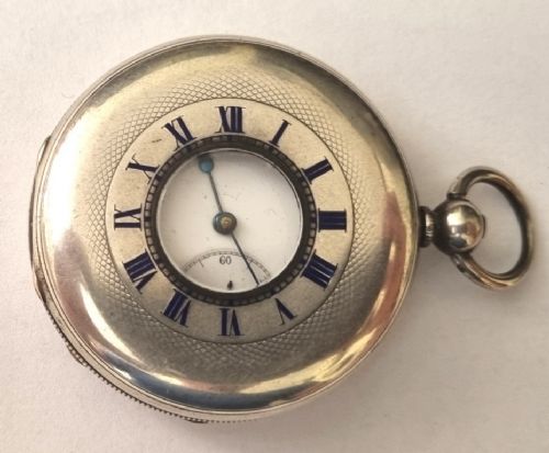 Swiss Le Comte Silver Cased Half Hunter
