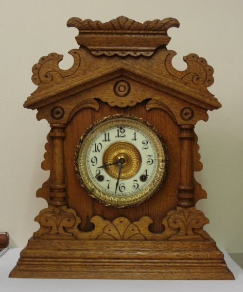 American Ansonia 8 Day Mantel Clock