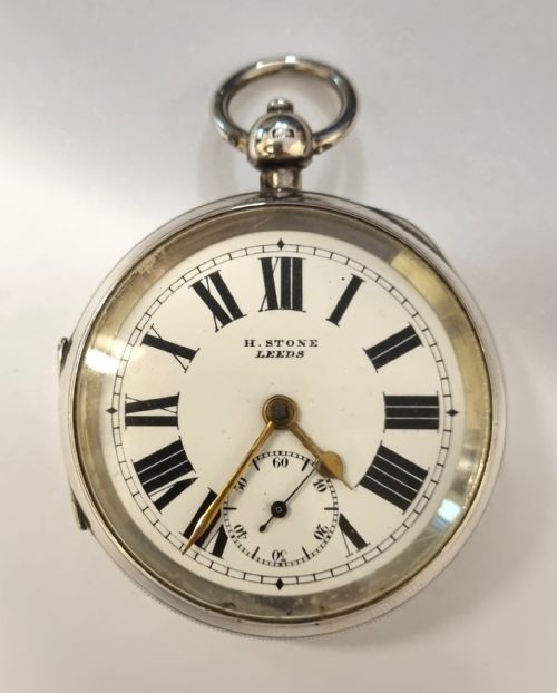 English Silver Cased Lever Pocket Watch