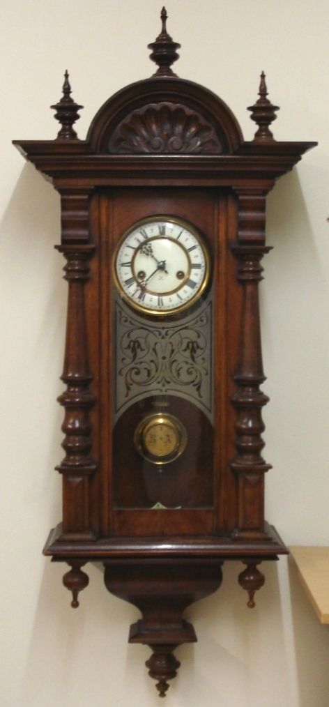 German H.A.C. Of Wurttemberg 8 Day Wall Clock