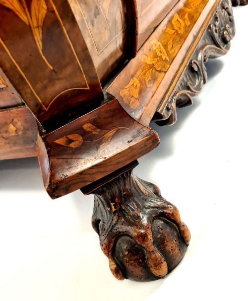 18TH CENTURY DUTCH BURR WALNUT MARQUETRY CABINET - ADDITIONAL PHOTO 5