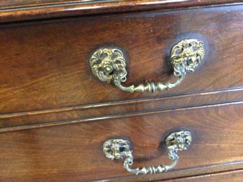 18TH CENTURY MAHOGANY SECRETAIRE BOOKCASE - ADDITIONAL PHOTO 2