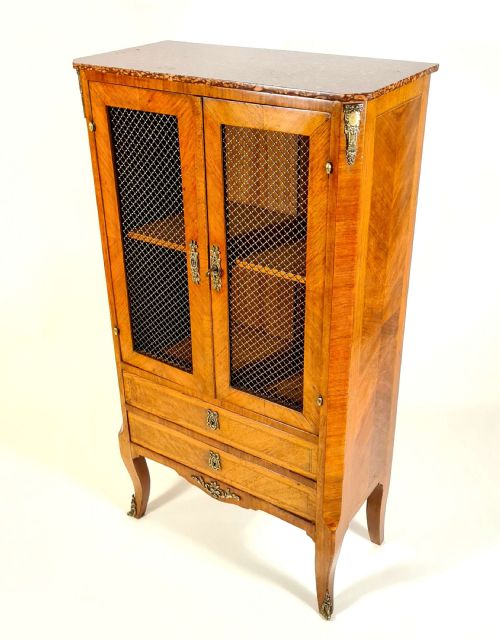19th century french kingwood bookcase - CATEGORY: ANTIQUE BOOKCASES - DATED 19TH CENTURY
