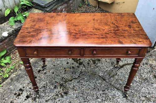 WILLIAM IV MAHOGANY SIDE TABLE - ADDITIONAL PHOTO 1