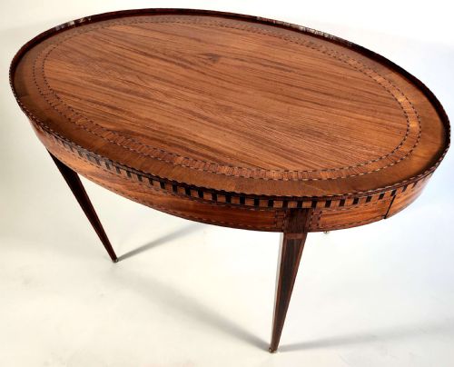 18TH CENTURY DUTCH OVAL SATINWOOD TABLE - ADDITIONAL PHOTO 1