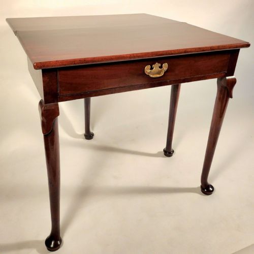 GEORGE II MAHOGANY TEA TABLE - ADDITIONAL PHOTO 2