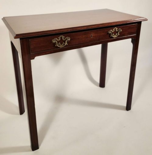 chippendale cuban mahogany side table - CATEGORY: ANTIQUE TABLES - DATED 18TH CENTURY