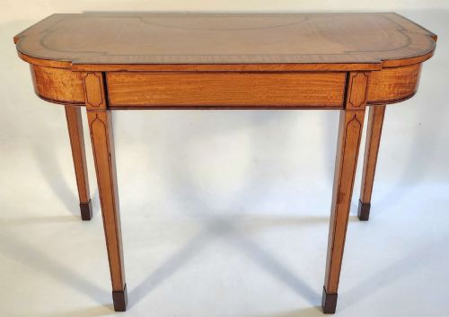 SHERATON SATINWOOD CONSOLE TABLE - ADDITIONAL PHOTO 1