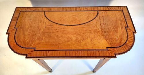 SHERATON SATINWOOD CONSOLE TABLE - ADDITIONAL PHOTO 2