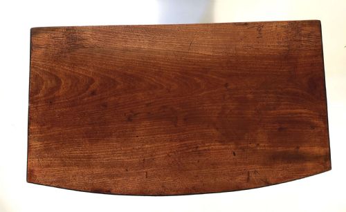 GEORGE III MAHOGANY BOW FRONT CHEST - ADDITIONAL PHOTO 3