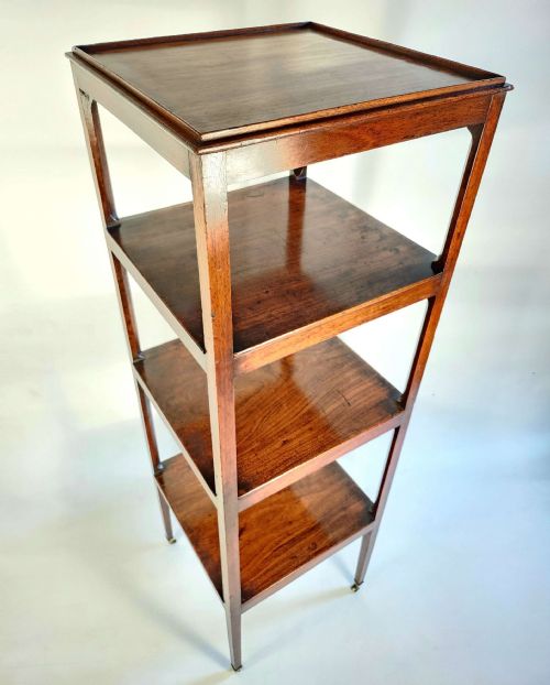 18TH CENTURY MAHOGANY WHATNOT - ADDITIONAL PHOTO 1