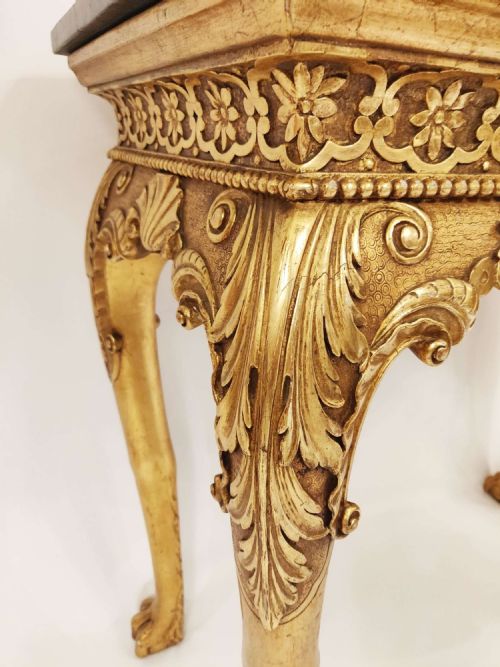 GEORGE II STYLE CONSOLE TABLE AND PIER MIRROR - ADDITIONAL PHOTO 4