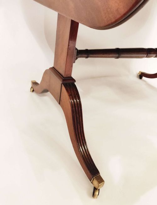 REGENCY MAHOGANY SOFA TABLE - ADDITIONAL PHOTO 4